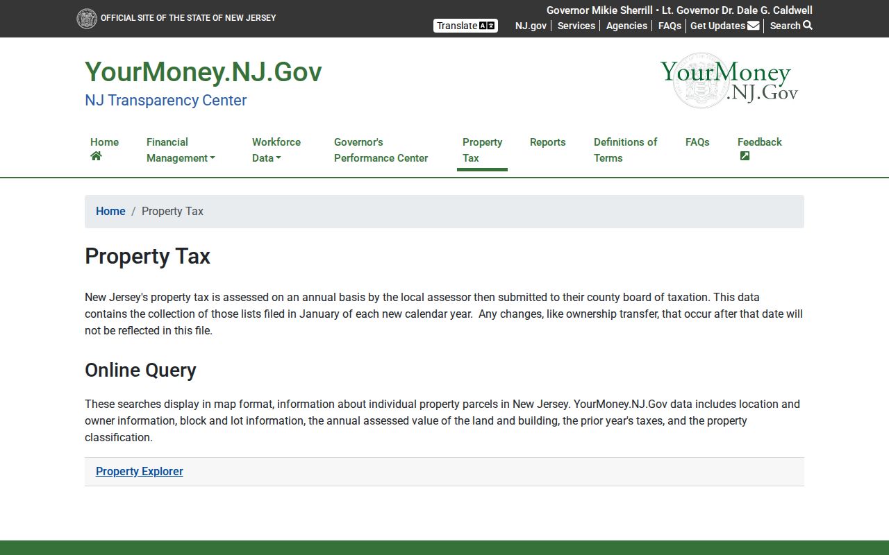 Piscataway ZIP code directory New Jersey property explorer screen